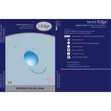 i-Edge Aspheric Surface with with 360* Square Edge Optics PMMA  Yellow Intra Ocular Lens 